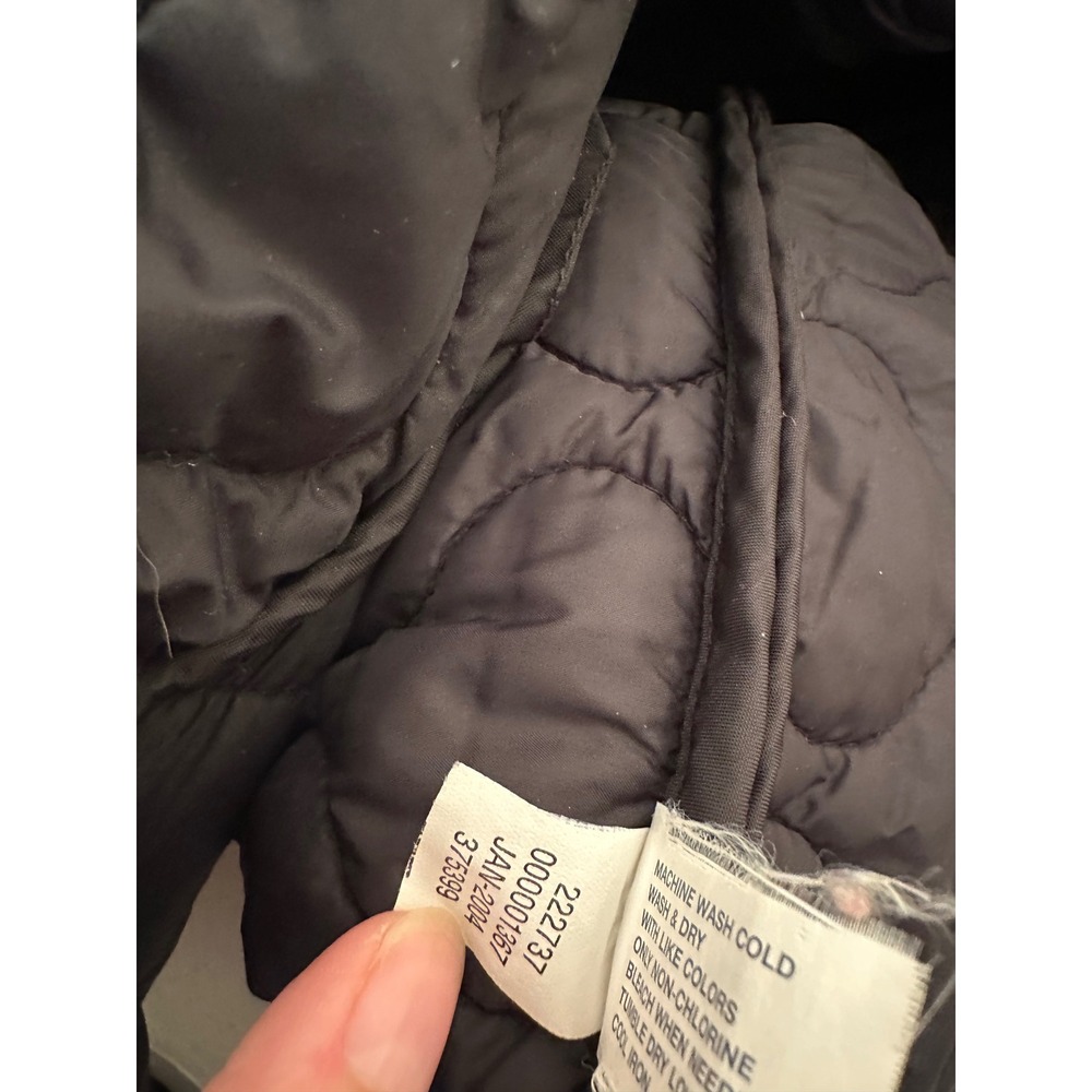 Vintage GAP 2004 Black Quilted Jacket – Size Large - Picture 8 of 8